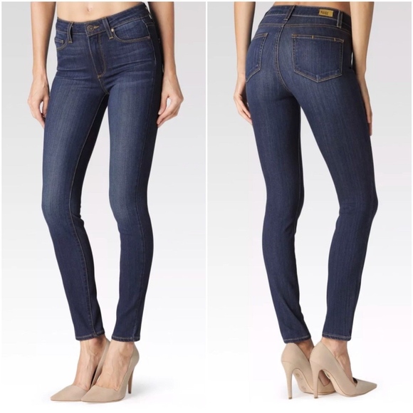 PAIGE Denim - PAIGE Denim Blue Raylene Hoxton Ultra Skinny Jeans